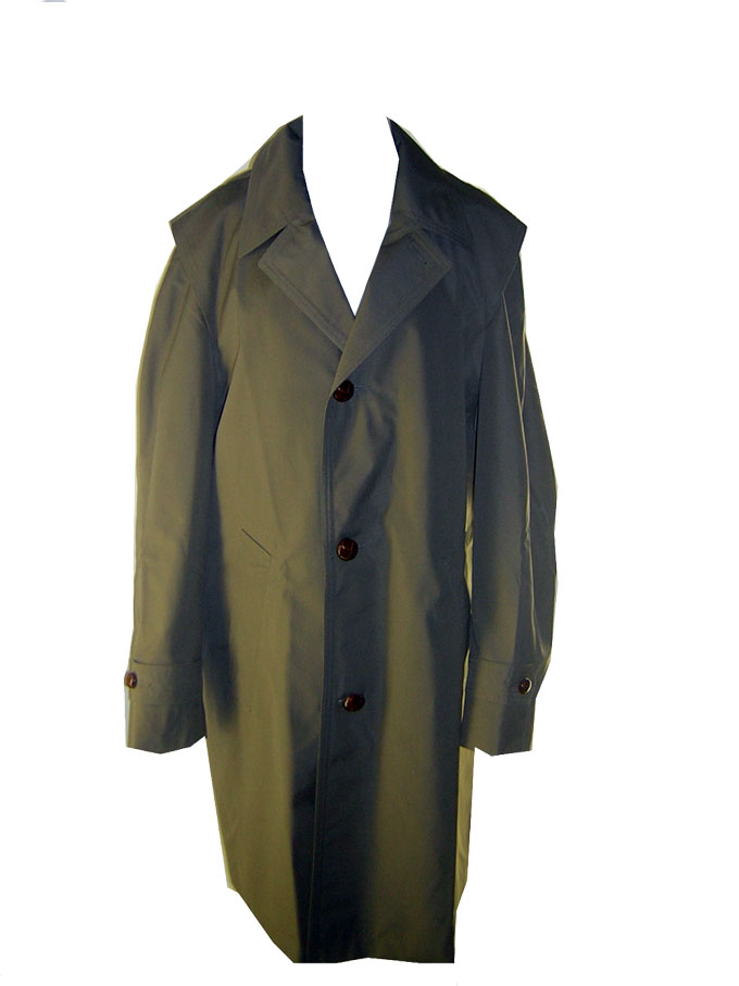 Belgian RaincoatSide Pockets & Shoulder Detail